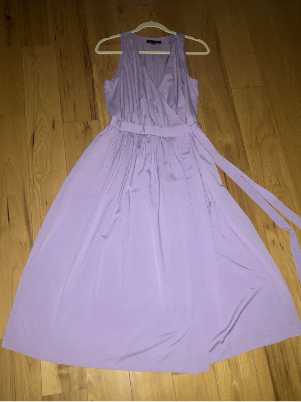 Banana Republic Lavender Wrap Midi Dress NNT